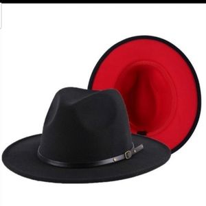 Red bottom Fedora